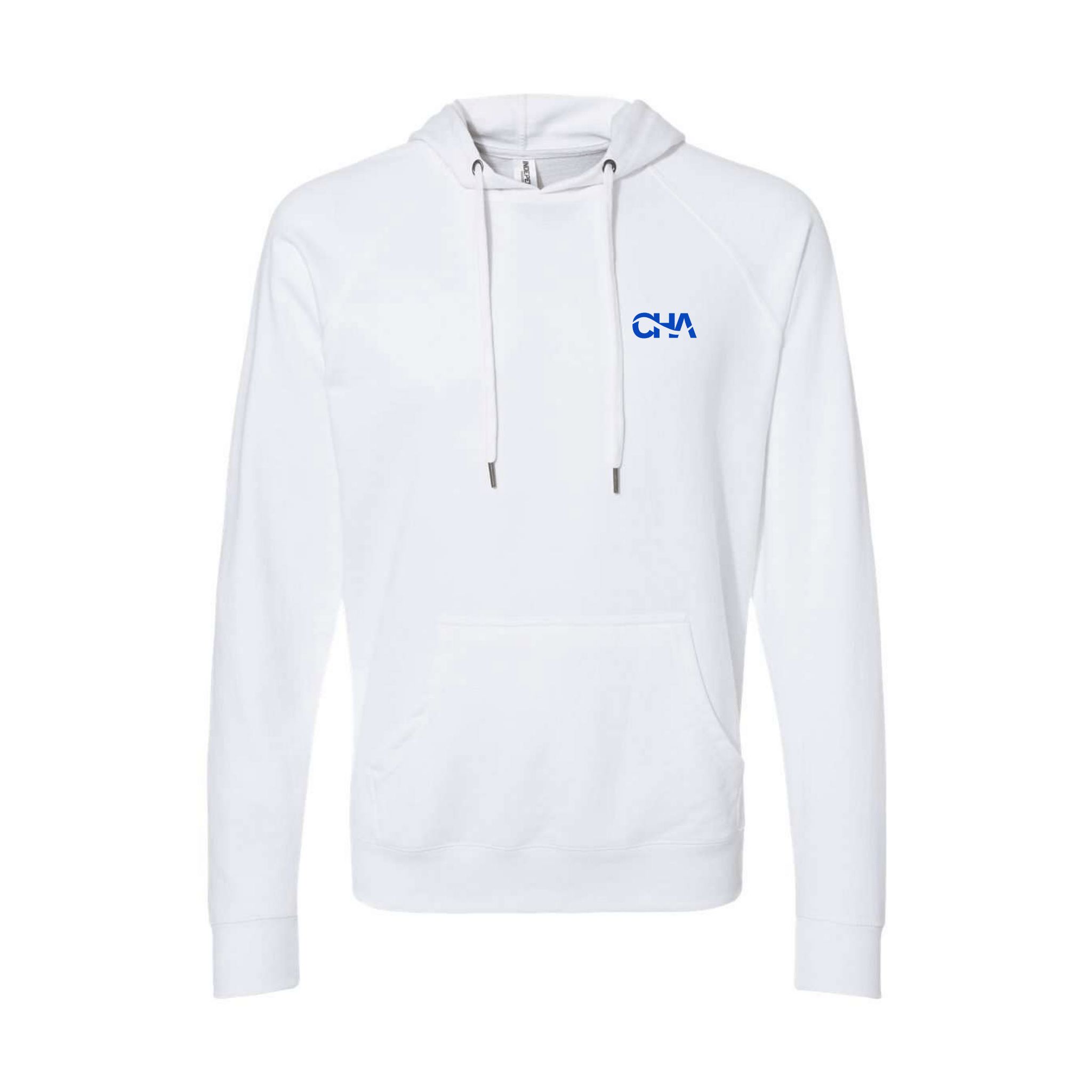 Icon Unisex Lightweight Loopback Terry Hooded Sweatshirt - Chest logo